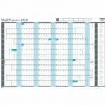 Sasco 2022 Wall Planner Mounted with Pen Kit Landscape 915x610mm White Ref 2410176 162367