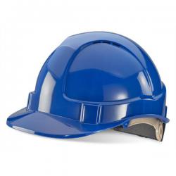 Cheap Stationery Supply of B-Brand Wheel Ratchet Vented Safety Helmet Blue BBVSHRHB *Up to 3 Day Leadtime* 162629 Office Statationery