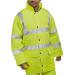 B-Seen High Visibility Breathable Lined Jacket 4XL Saturn Yellow Ref PULJ471SY4XL *Up to 3 Day Leadtime*