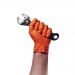 Aurelia Ignite Heavy Duty Nitrile Gloves Medium Orange [Pack 100] Ref 97887