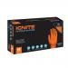 Aurelia Ignite Heavy Duty Nitrile Gloves Medium Orange [Pack 100] Ref 97887