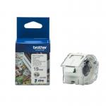 An image of Brother Label Tapes Brother Colour Label Printer 19mm Wide Roll Cassette Ref CZ1003 163219 shows a compact and sleek label printer with a 19mm wide roll cassette. The printer is adorned with the iconic Brother logo and has a bold and professional design. The label tapes are neatly organized next to the printer, ready to produce vibrant and high-quality labels for various purposes.