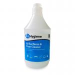 BioHygiene Screen Printed All Surfaces and Floor Cleaner Empty Trigger 750ml Bottle Ref BH199 163448