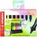 A vibrant photo of the Stabilo GREEN Boss highlighters desk set shows off a range of bright colors, including yellow, pink, orange, and green. The sleek and modern design is complemented by the ergonomic shape of the highlighters, making them easy to hold and use. With 8 highlighters in assorted colors, this set is perfect for any highlighting need.