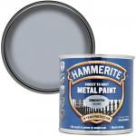 Hammerite 5084894 Direct To Rust Metal Paint - Smooth Silver Finish 250Ml 163519