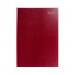 5 Star Office 2023 Diary Week to View Casebound and Sewn Vinyl Coated Board A5 210x148mm Red. 163522