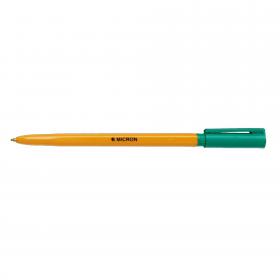 Fine Point Ball Pen 0.7mm Ball, 0.3mm Line Width Green Pack of 50 163527