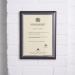 5 Star Facilities Snap De Luxe Certificate Frame Holds Standard A4 Certificates W210xD25xH297mm Smoke