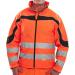 B-Seen Eton High Visibility Soft Shell Jacket Large Orange/Black Ref ET41ORL *Up to 3 Day Leadtime*