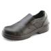 Click Footwear Ladies Slip On Shoe PU/Leather Size 40/6.5 Black Ref CF12BL06.5 *Up to 3 Day Leadtime*