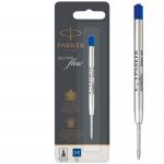 Parker Quink Ballpoint Pen Refill Cartridge Medium Nib Blue Ref 1950371 [Packed 12] 164181