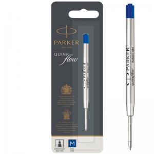 Parker Quink Ballpoint Pen Refill Cartridge Medium Nib Blue Ref