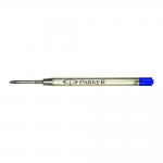 Parker Quink Ballpoint Pen Refill Cartridge Medium Nib Blue Ref 1950371 [Packed 12] 164181
