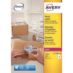 Cheap Stationery Supply of Avery Parcel Labels BlockOut Laser Jam-free 10 per Sheet 99.1x57mm White L7173B-100 1000 Labels Office Statationery