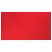 Nobo 55 inch Widescreen Felt Board 1220x690mm Red Ref 1905312
