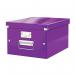 Leitz Click & Store Collapsible Storage Box Medium For A4 Purple Ref 60440062 164398