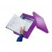 Leitz Click & Store Collapsible Storage Box Medium For A4 Purple Ref 60440062 164398