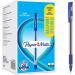 Paper Mate Ball Point Pen 0.7mm Capped Ergonomic Grip Blue Ref 2084374 [Box 50] 