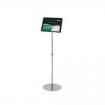 Deflecto Sign Holder with Bevel Magnetic Cover Floor Standing Heavyweight A4 Ref DE790845 165242