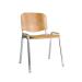 Trexus Wooden Stacking Chair Beech 470x420x450mm Ref BR000066