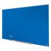 Nobo Diamond Glass Board Magnetic Scratch Resistant Fixings Included W1260xH710mm Blue Ref 1905189