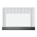 Sigel Paper Desk Pad with Black Protective Strip 40 sheets 595x410 Ref HO365