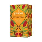 Pukka Individually Enveloped Tea Bags Three Ginger Ref 5065000523428 [Pack 20] 165576