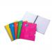 Oxford Soft Touch Wirebound A4 Assorted Colours Ref 400109986 [Pack 5]