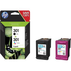 Click to view product details and reviews for Hewlett Packard Hp 301 Ink Carts Page Life Black 190pp Tri Colour.