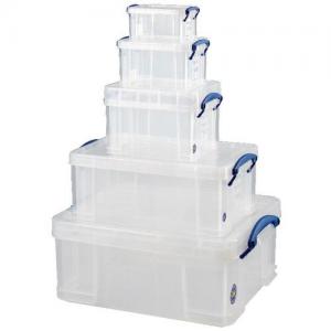 Reallu Useful Storage Box 5 in 1 Bundle Deal 18L 9L 3L 1.6L & 0.7L