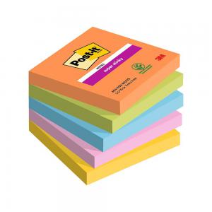 Photos - Office Paper Post-it Super Sticky Notes, Boost Colour Collection, 76 mm x 76 mm, 90 