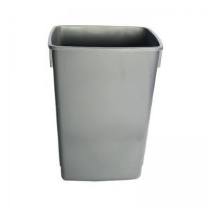 Addis Grey 54 Litre Recycling Bin Kit Base Metallic Ref 505574 Pack 3