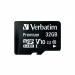 Verbatim Micro SDHC Card Including Adapter 32GB Black Ref 44083 166582