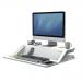 Fellowes Lotus Sit-Stand Workstation Lift Technology White Ref 9901
