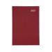 5 Star Office 2021 Diary Day to Page Casebound and Sewn Vinyl Coated Board A5 210x148mm Red