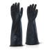 Ansell Industrial Latex Heavy Weight 17inch Gauntlet Size 09 Black Ref ILHW1709 *Up to 3 Day Leadtime*