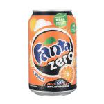 Fanta Zero Orange Soft Drink Can 330ml Ref 0402039 [Pack 24] 167613