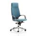 Adroit Xenon Black Shell Head Rest Chair Blue 520x470x450-535mm Ref KC0215