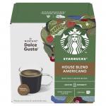 STARBUCK Americano Med Roast Capsules for Dolce Gusto Machine 12397697 Pack 36 (3x12 Capsule=36 Drinks) 167942