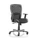 Trexus Victor II Executive Chair With Arms Mesh Leather Black Ref EX000075