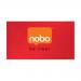 Nobo 85 inch Widescreen Felt Board 1880x1060mm Red Ref 1905313