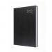 5 Star 2022 A5 Day To Page Diary Black