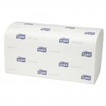 Tork Hand Towels H3 Advanced 2 Ply V-fold White 250 Sheets Pack of 15 168264