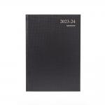 Collins Essentials Academic 2023-24 A4 Day to A Page Mid Year Diary Planner Black ESSA41M.99-2324 [Each] 168326