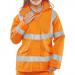 B-Seen Ladies Executive High Visibility Jacket Medium Orange Ref LBD35ORM *Up to 3 Day Leadtime*