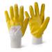 Click2000 Nitrile Knitwrist Palm Coated 8 Gloves Yellow Ref NKWPCLW8 [Pack 100] *Up to 3 Day Leadtime*