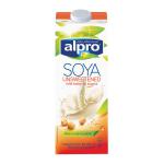 Alpro Soya Milk Unsweetened 1 Litre [Pack 8] 168962