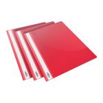 Rexel Choices Report Fldr Clear Front Capacity 160 Sheets A4 Red Ref 2115642 [Pack 25] 169119