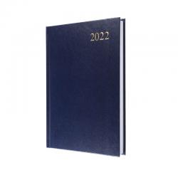 Cheap Stationery Supply of 5 Star 2022 A5 Day to Page Diary Blue Office Statationery