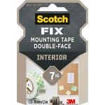 Scotch Permanent Double Sided Foam Mounting Tape 19mm x 1.5m White 169380